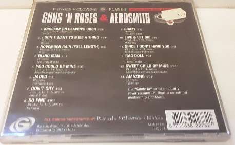 CD Music - Guns n Roses & Aerosmith - good condition