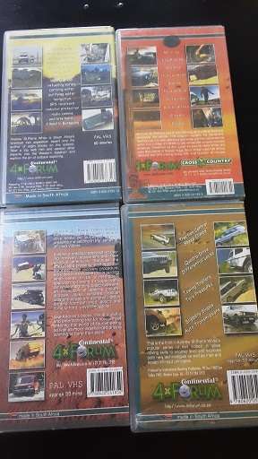 VHS Tapes - 4 x 4 Driving - Andre St Pierre White