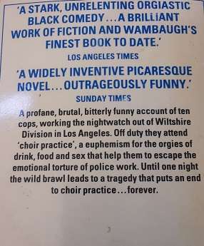 Book  - The Choir Boys - Joseph Wambaugh