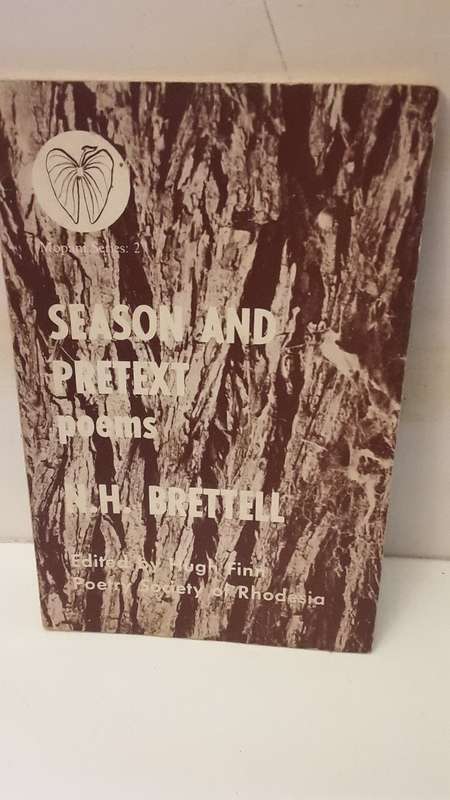 BOOK - Season and Pretext Poems  Rhodesia 1077