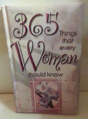 Book :  365  Things that every woman should know , Nina Smit