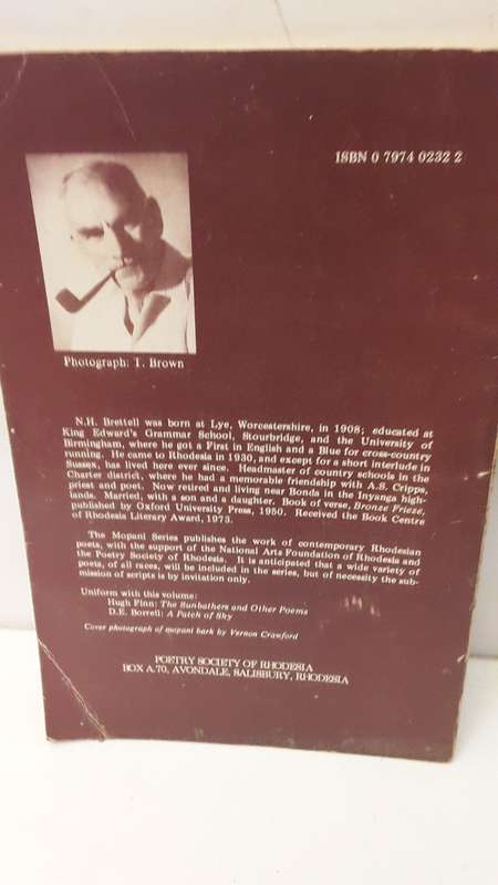 BOOK - Season and Pretext Poems  Rhodesia 1077
