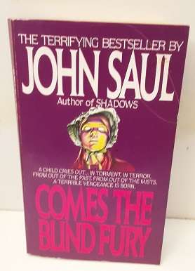 Book :  Comes the blind Fury - John Saul