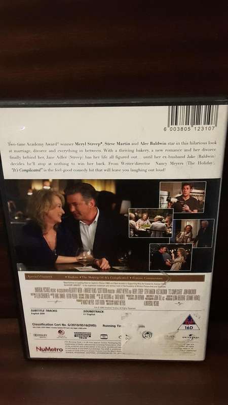 DVD movie  :  It's Complicated