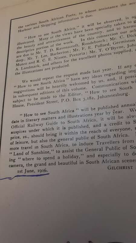 Book : Antique - How to see South Africa  " railways " - 1906 picture's