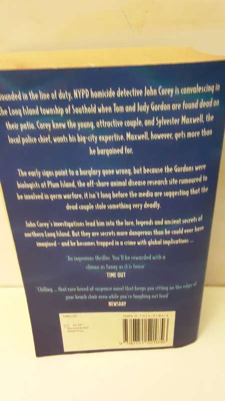 Book : Plum Island , Nelson Demille