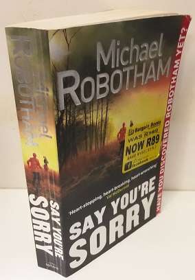 Book :  Say you're sorry - Michael Robothan