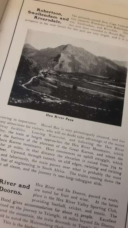 Book : Antique - How to see South Africa  " railways " - 1906 picture's