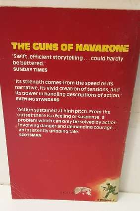Book :   The guns of Navarone  - Alistair MacLean