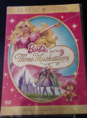 DVD Movie - Barbie  and the Three Musketeers