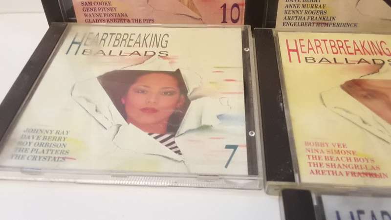 CD Music -  Heartbreaking Ballads , 7 CD's