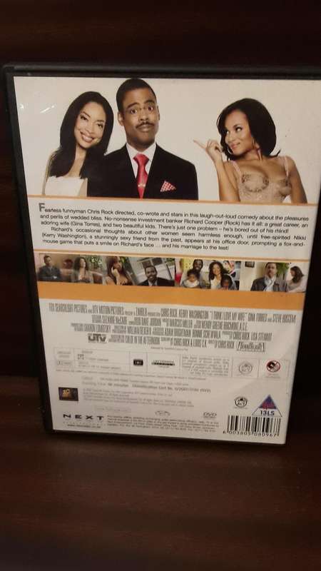 DVD movie  :  I think I love my wife , Chris Rock
