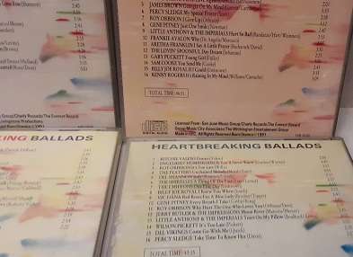 CD Music -  Heartbreaking Ballads , 7 CD's
