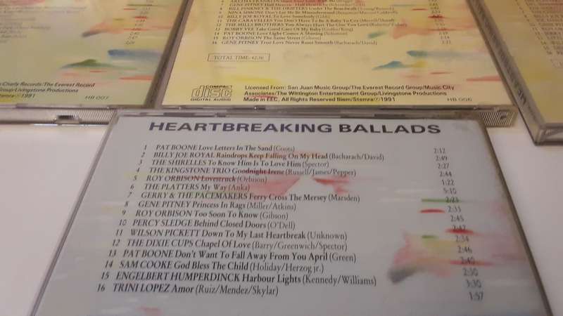 CD Music -  Heartbreaking Ballads , 7 CD's