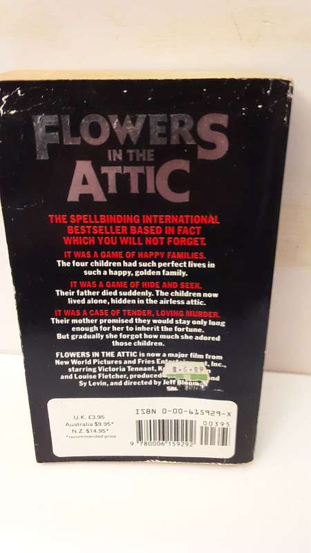 Book : Flowers in the attic , Virginia Andrews