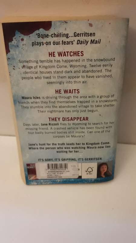 Book : The killing Place , Tess Gerritsen