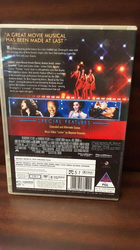DVD movie  : Dream girls