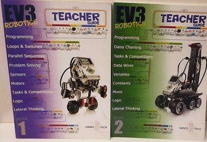 Book  ,  EV3  Robotics Teacher Guide   book 1 and 2