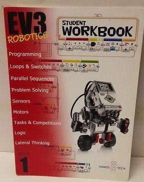 Book  ,  EV3  Robotics Students  Workbook  book 1