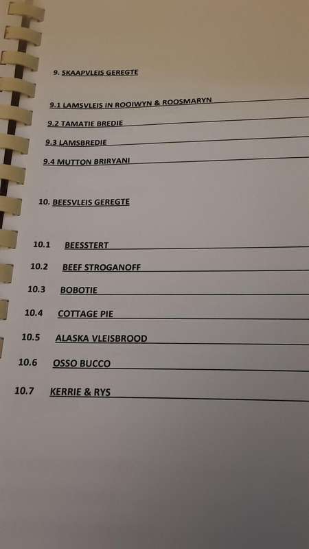 Book :  Resepte Boek