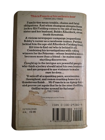 BOOK : Break In, Dick Francis
