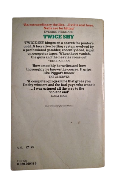 BOOK : Twice Shy, Dick Francis