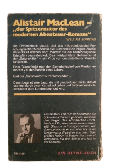 Alistair Maclean - Der Satanskäfer Roman