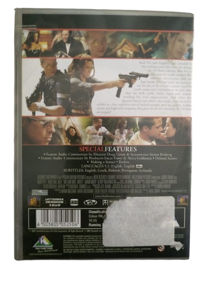 Mr. and Mrs. Smith - DVD - good condition