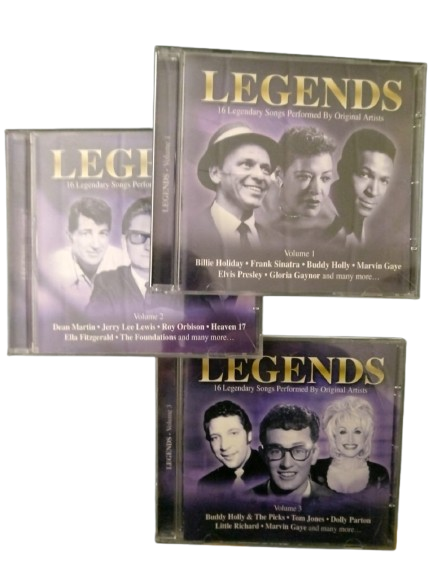 Legends - Volume 1, 2 & 3 - CDs