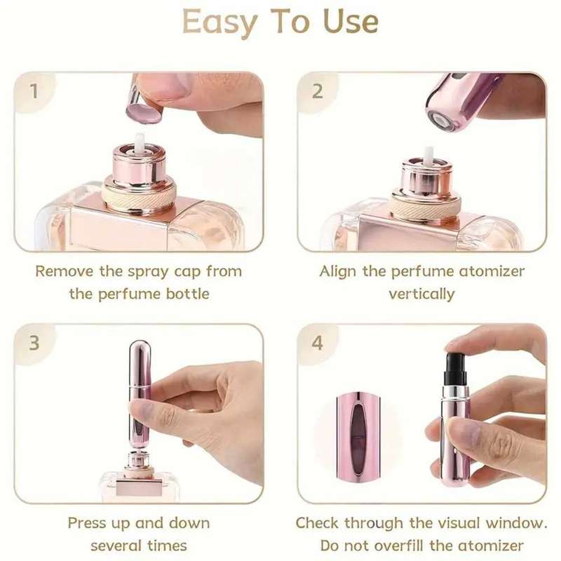 Refillable Perfume Atomizer Bottles  Travel Perfume Atomizers  Portable Perfume Bottles  Mini Perfum