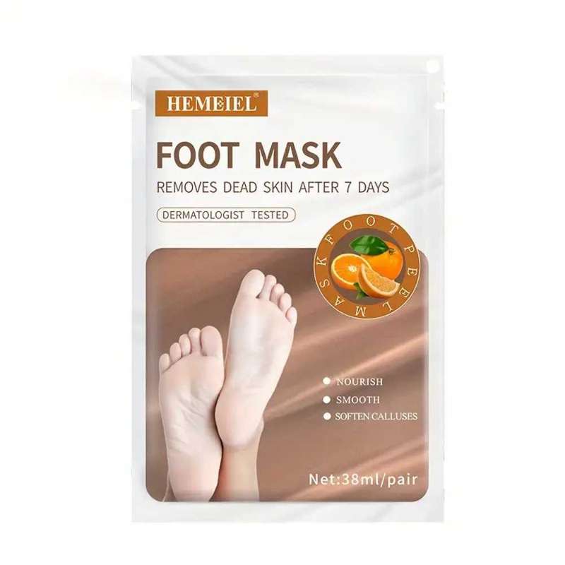 Orange Exfoliating Foot Peel Mask  Foot Peel Mask  Exfoliating Foot Mask  Foot Care Mask  Smooth Fee