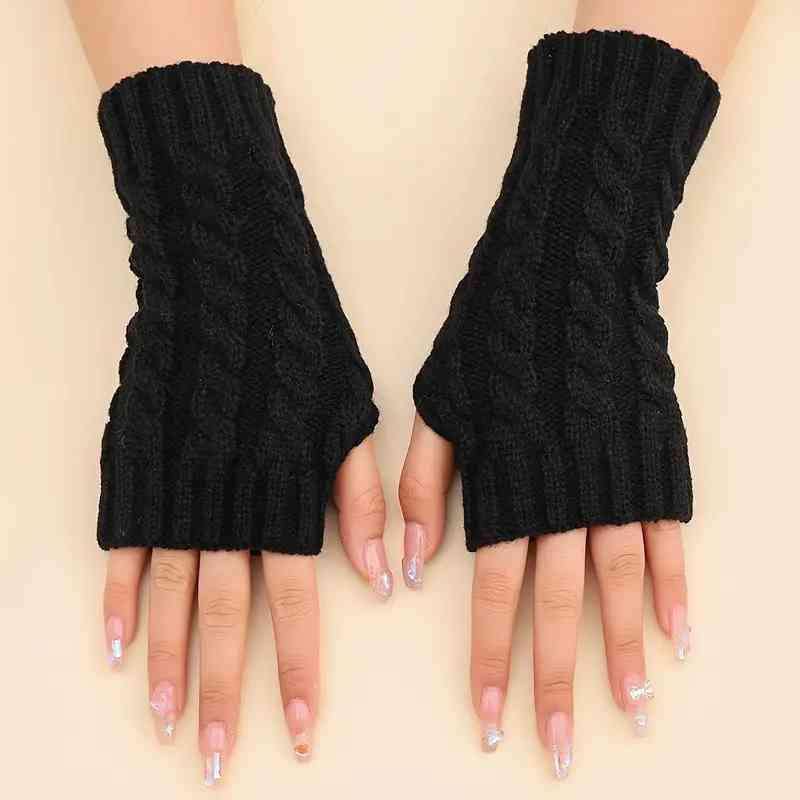 Fingerless Winter Gloves-Knitted Gloves-Warm Gloves