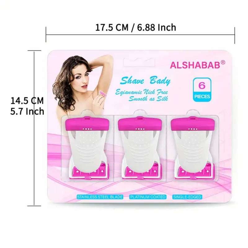 Women's Razors  6 Pack Razor Set  Women's Grooming Kit  Precision Razors for Women  Smooth Shave Raz