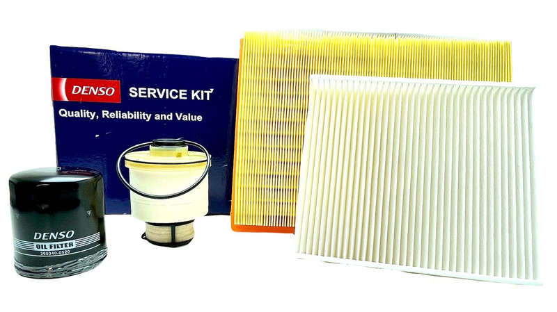 Denso Filter Service Kit Compatible with Toyota Hilux / Fortuner 2.4/2.8 (2016-) GD6