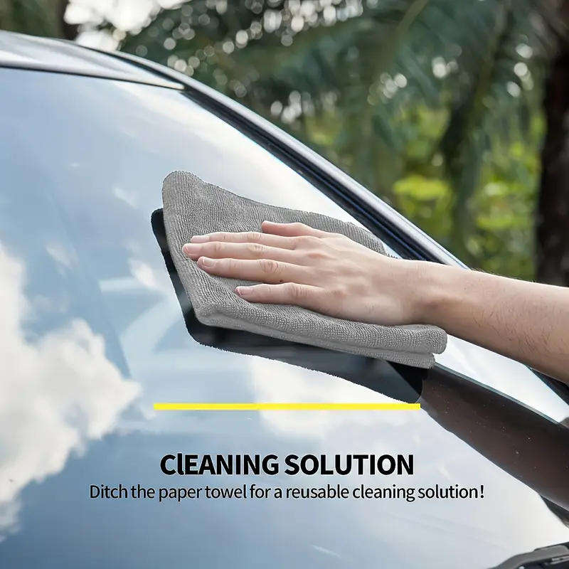 Microfiber Car Towel Set Quick Dry Absorbent