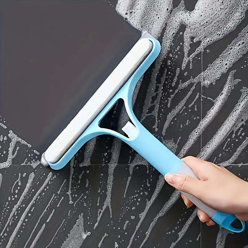 2-In-1 Multi-Functional Cleaning Tool with Spray Bottle, Double-Sided Glass Scraper for Windows, Mir