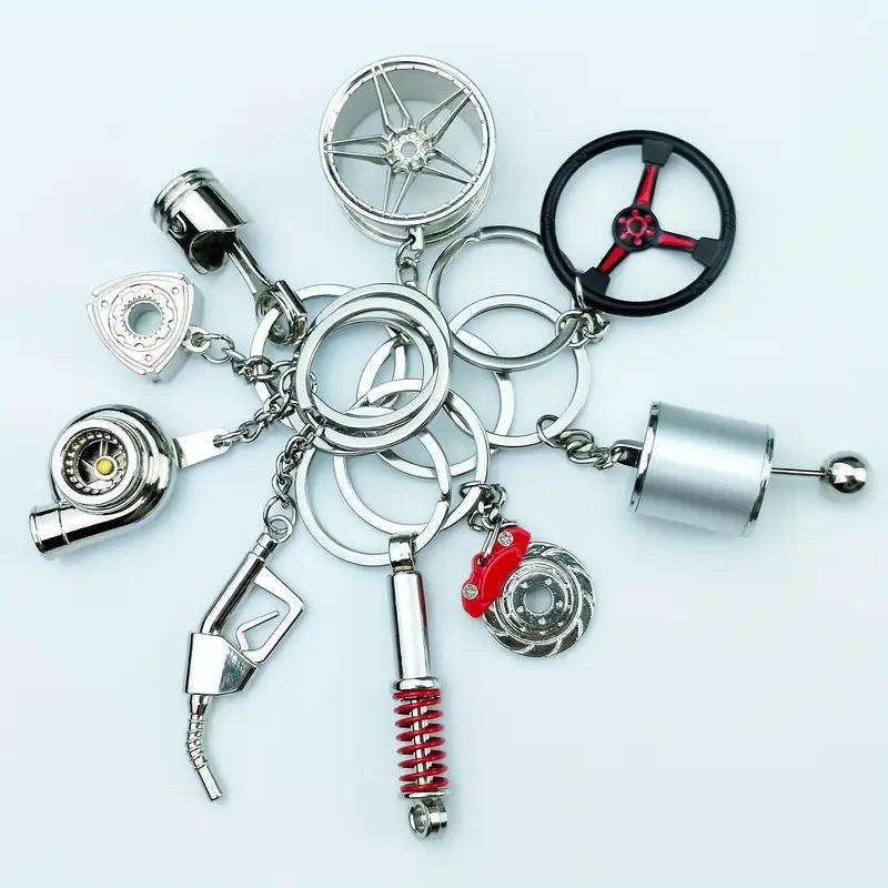 Car part keychain