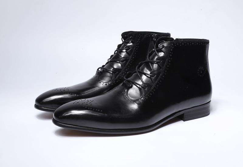Original Pure Leather Adult Male Shoes  Black & Brown
