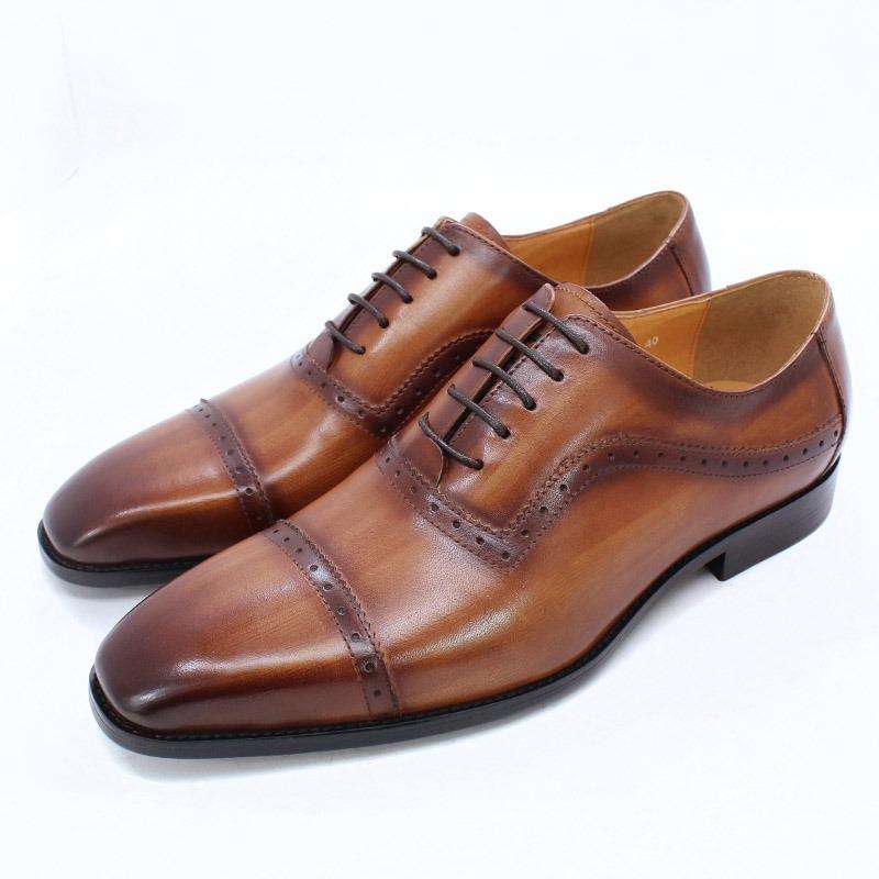 Original Pure Leather Adult Male Shoes  Black & Brown