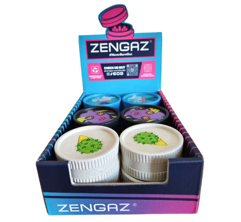 Zengaz Biodegradable Herb Grinder - 12 Pack - Combo D