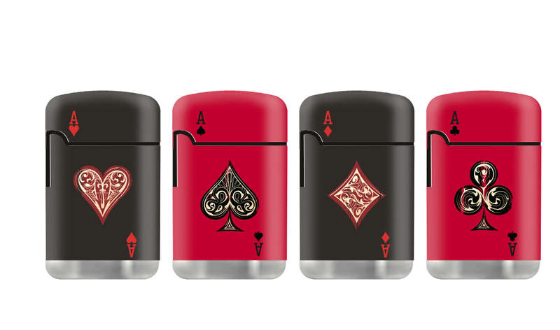 ZL 3 Mega Jet Flame Lighter ACES 4 Pack & Zengaz 330 ML Gas