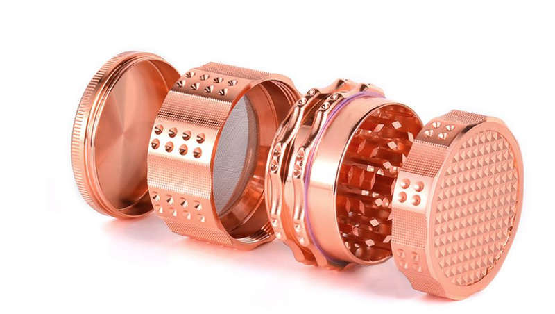 Herb Grinder 4-Part High Grade Zinc Alloy