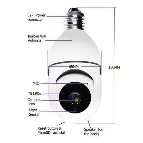 light bulb cameras -light bulb