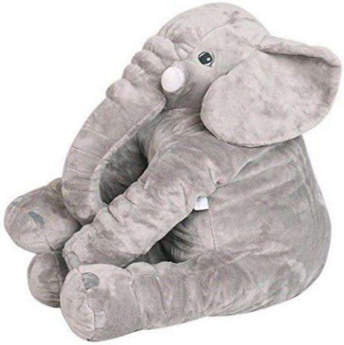 Baby Links Elephant Pillow - Light Grey