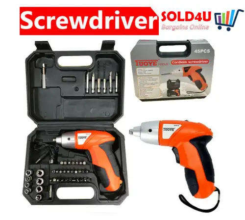 cordless Mini electric screwdriver 45 pcs