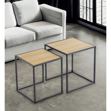 2 PC nesting side table