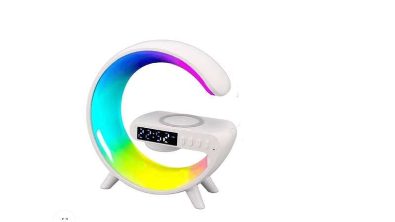 G63 smart light sound machine alarm clock with Wireless Charger
