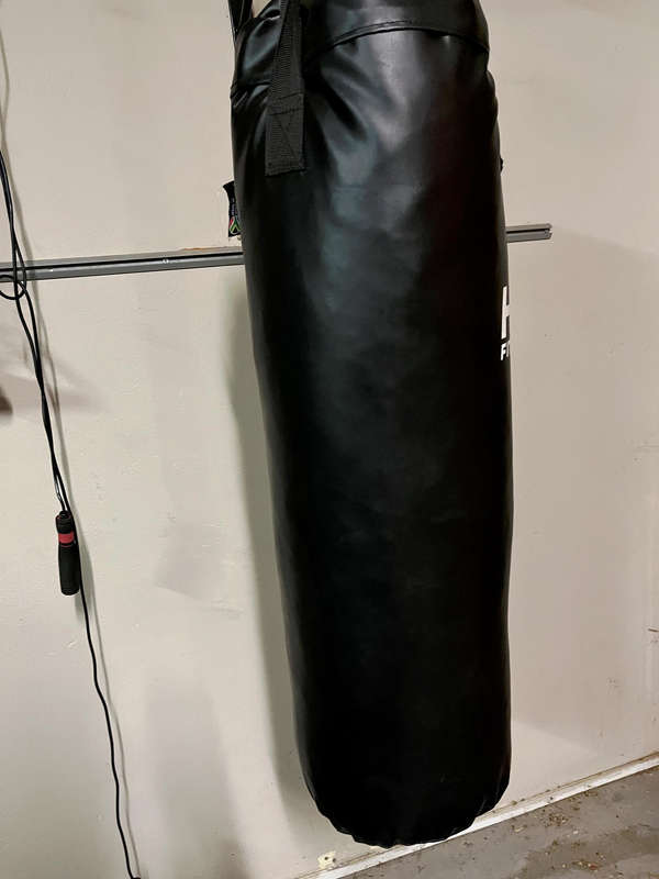 HS Fitness Punching Bag Large With Wall Bracket