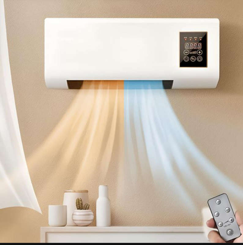 Wall-Mounted Mobile Air Conditioner with LED Display & Remote