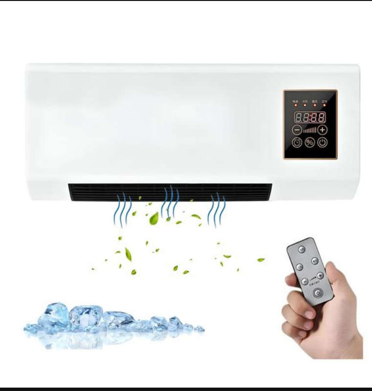 Wall-Mounted Mobile Air Conditioner with LED Display & Remote